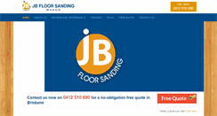 Desktop Screenshot of jbfloorsanding.com.au